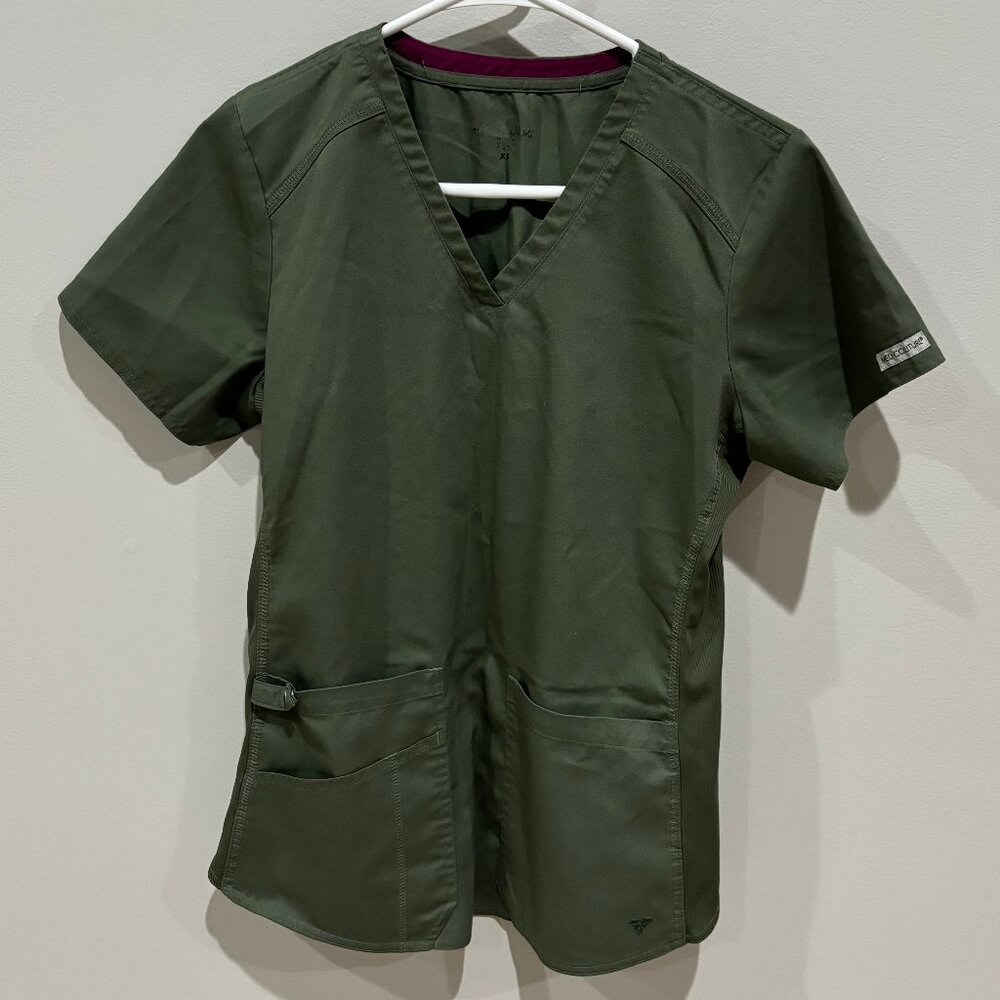 Scrub Set Green Med Couture SXP Medical Nursing Womens-5